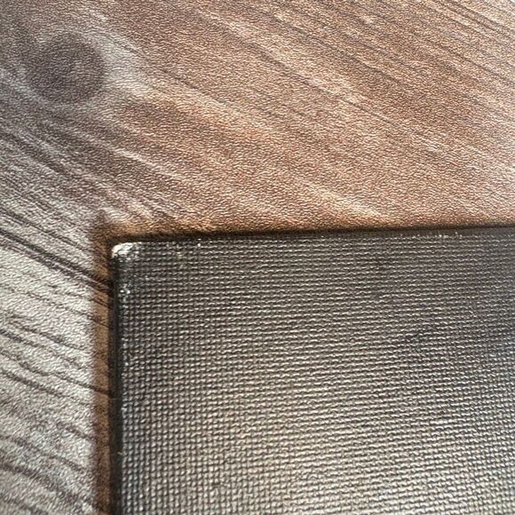 Original Black Cat Painting on Canvas — Yellow Eyes — Signed “J. Smith” - Picture 4 of 5